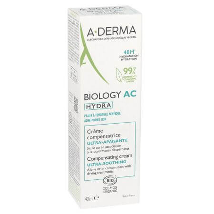 Crema viso ultra lenitiva Biology ac Hydra A-Derma 40 ml