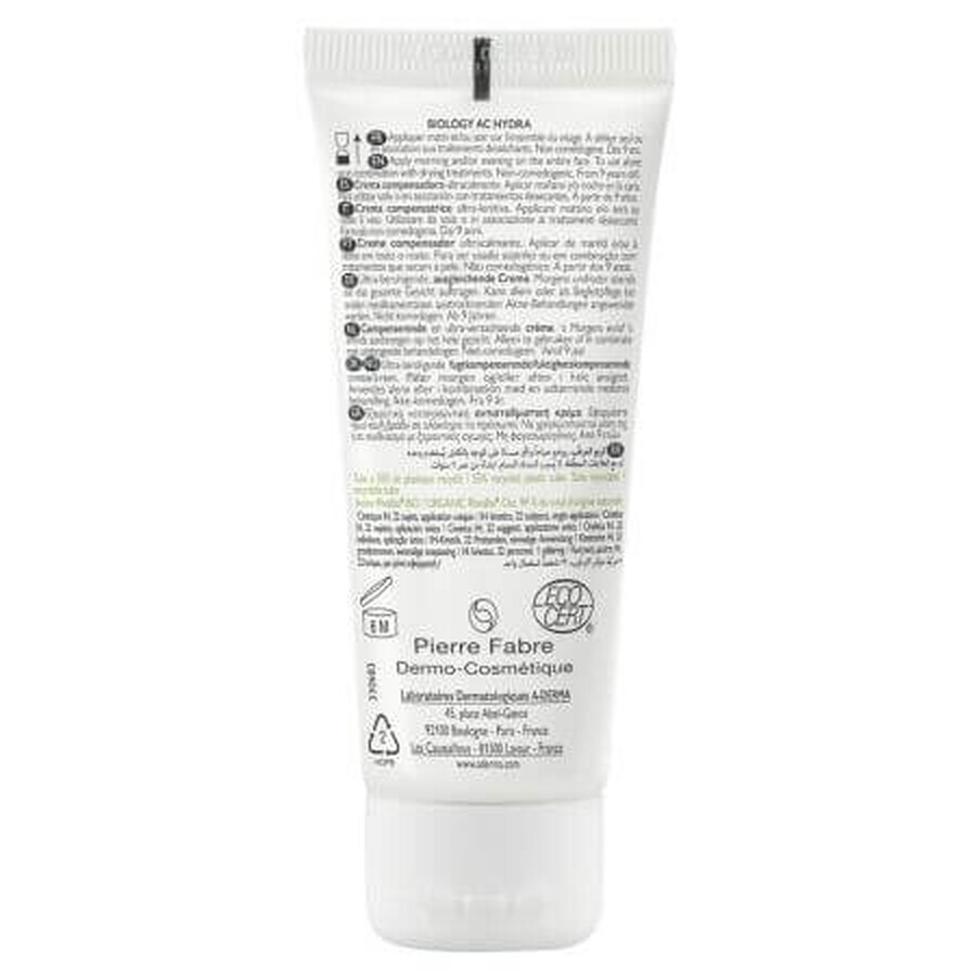 A-Derma Biology AC Hydra Crema pentru fata ultra calmanta, 40 ml