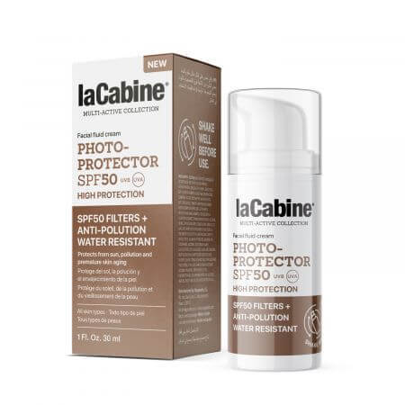 Fotoprotector luchtloze zonbeschermingscrème SPF 50, 30 ml, La Cabine