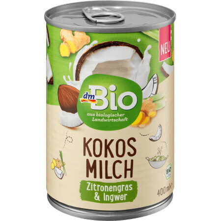 DmBio Kokosmelk met citroen, 400 ml