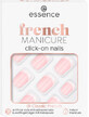 Essence Esmalte de u&#241;as Click-on French falso 01 Classic French, 12 uds.