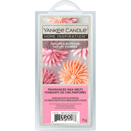 Yankee Candle Cera perfumada de flores azucaradas, 1 ud.