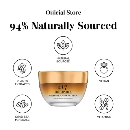 Crema de noche con retinol Recovery Time Control, 50 ml, Minus 417
