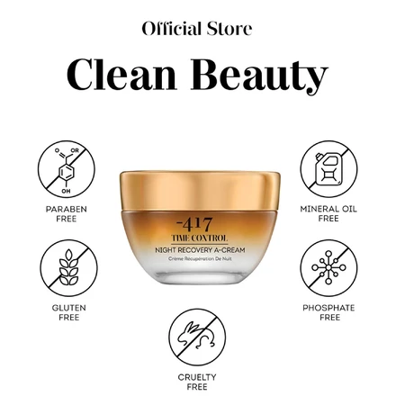 Crema de noche con retinol Recovery Time Control, 50 ml, Minus 417