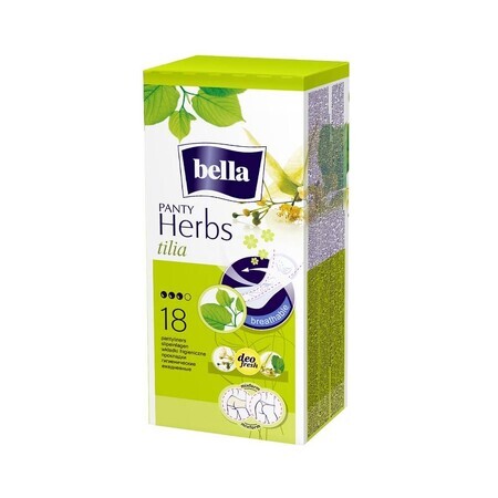 Compresas diarias extrasuaves Panty Herbs Tilia, 18 unidades, Bella