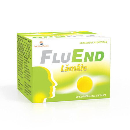 FluEnd lemon, 20 tablets, Sun Wave Pharma