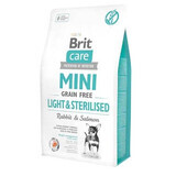 Pienso seco para conejos y salmón Grain Free Mini Light &amp; Sterilised, 2 Kg, Brit