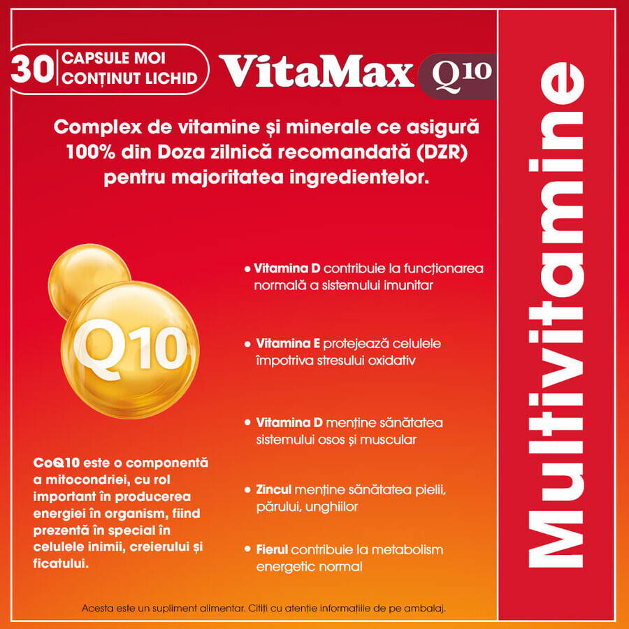 Vitamax Q10 pack, 30 + 30 capsules, Perrigo