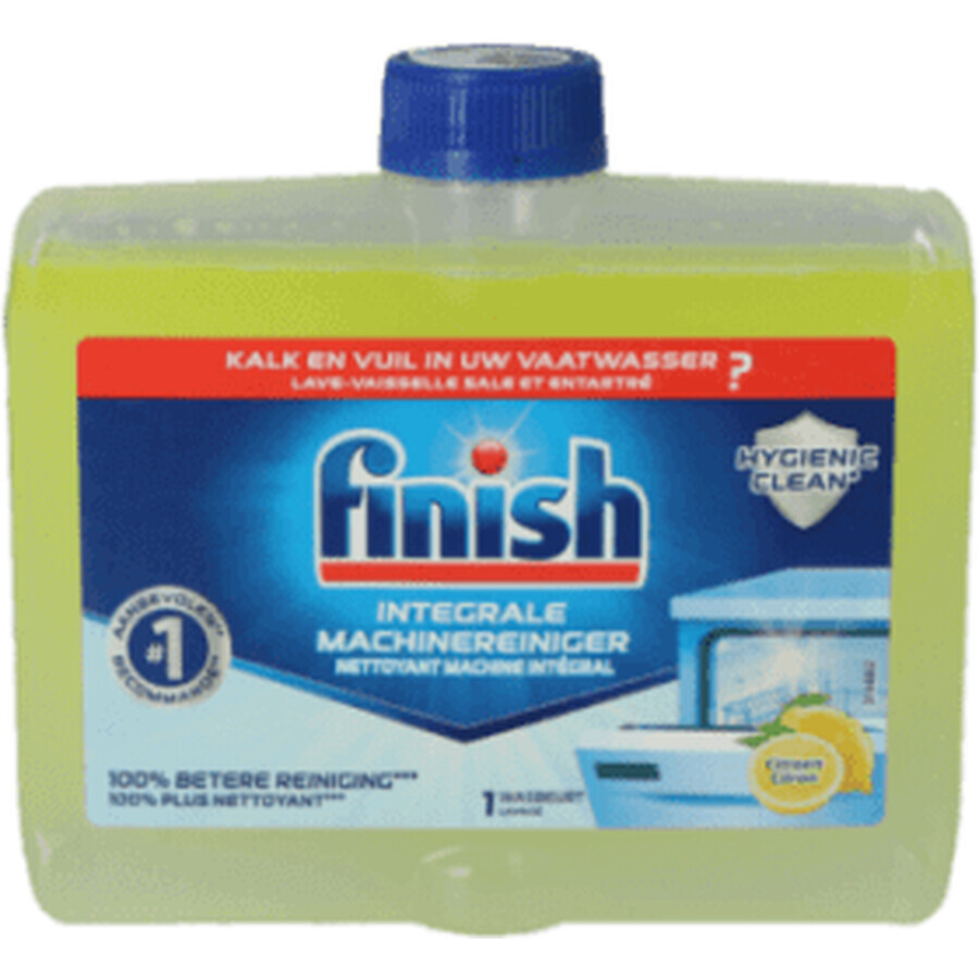 Finish Solución limpiadora lavavajillas limón, 250 ml