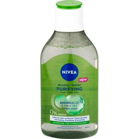 Nivea Agua Micelar para pieles mixtas, 400 ml