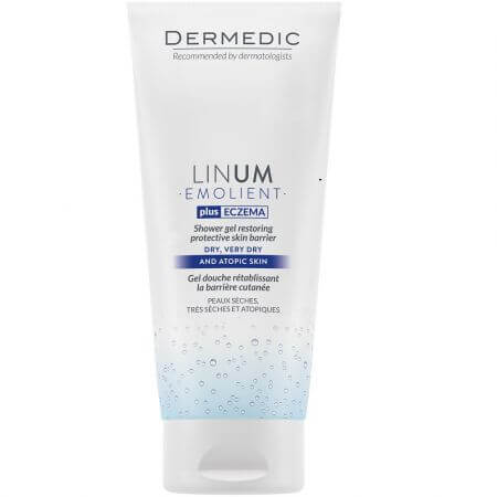 Shower gel for restoring the skin barrier Linum, 200 ml, Dermedic