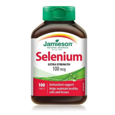 Selenio forte 100 mcg, 100 comprimidos, Jamieson