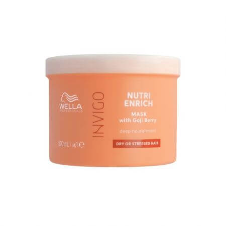 Mascarilla intensamente nutritiva para cabello seco y dañado Invigo Nutri-Enrich, 500 ml, Wella Professionals