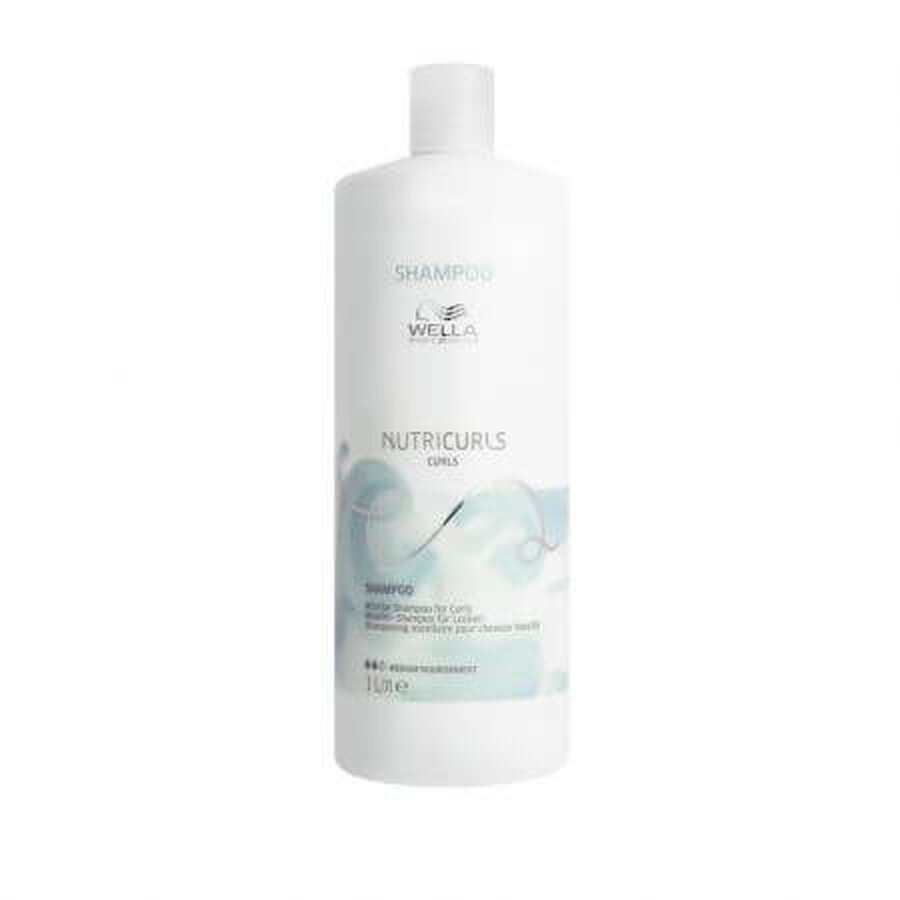 Champú para cabello rizado Nutricurls Micellar Curls, 1000 ml, Wella Professionals