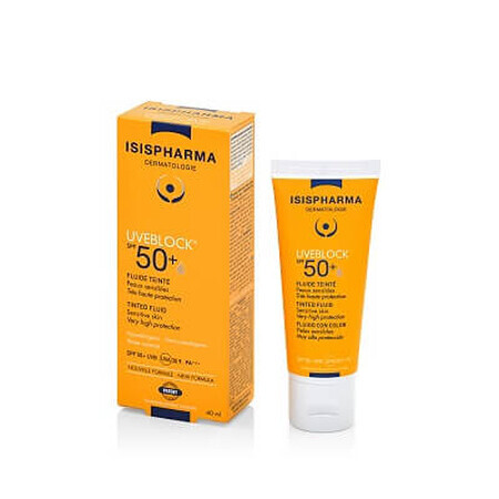 Isis Pharma UVEBLOCK Getöntes Fluid SPF 50+ Getöntes Fluid, 40 ml