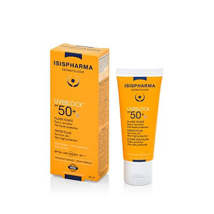 Isis Pharma UVEBLOCK Getöntes Fluid SPF 50+ Getöntes Fluid, 40 ml