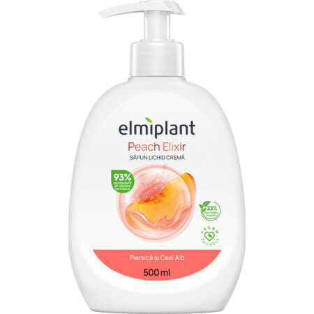 Elmiplant Jabón Líquido Elixir de Melocotón, 500 ml