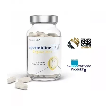 Spermidine Life Original 365+, 2 mg, 60 kapsułek, The Longevity Labs: ceny i cechy