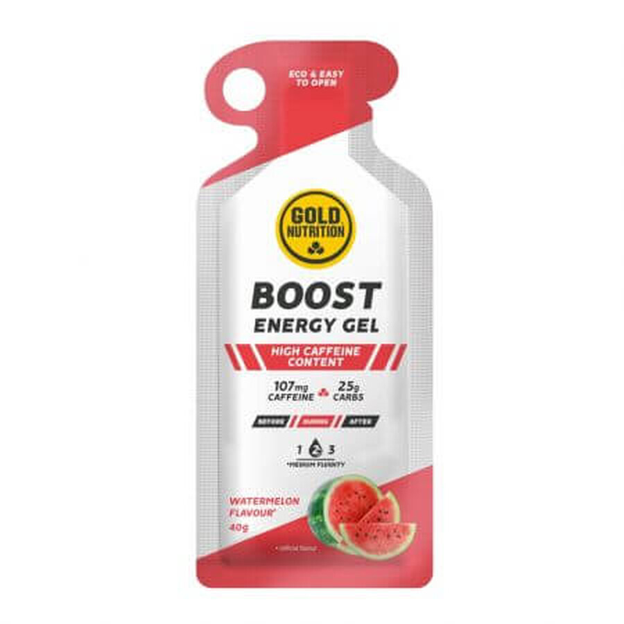 Gel energizzante all'anguria Boost Energy, 40 g, Gold Nutrition