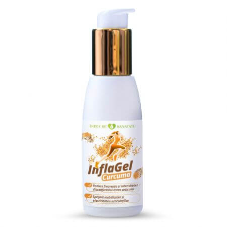 Inflagel Gel articulaire au curcuma, 100 ml, Healthy Dose