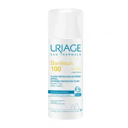 Fluido de protección extrema Bariesun 100 SPF 50+, 50 ml, Uriage