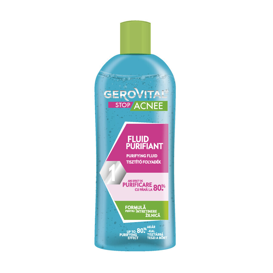 Gerovital Stop Acné Fluido Purificante, 150 ml, Farmec