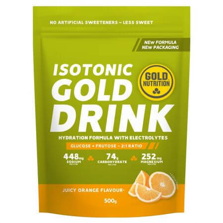 Isotone drankpoeder met sinaasappelsmaak Gold Drink, 500 g, Gold Nutrition