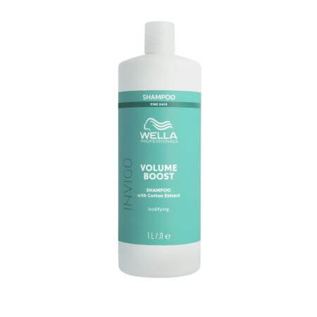 Champú para cabello sin volumen, Invigo Volume Boost, 1000 ml, Wella Professionals