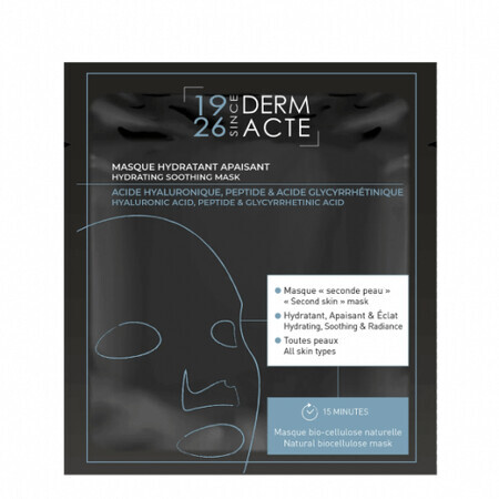 Mascarilla hidratante intensiva para la piel Academie Derm Acte Masque Hydratant Apaisant 10ml