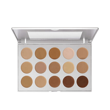 Kryolan HD Micro Foundation Palette 15 tinten