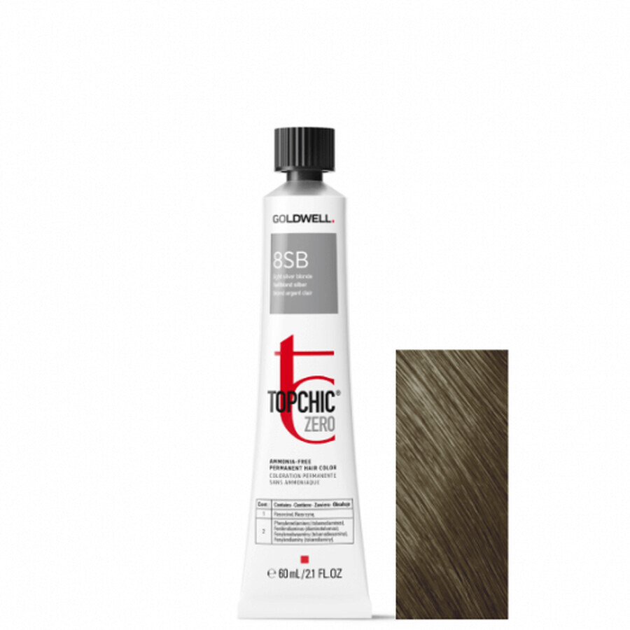 Goldwell Topchic Zero 8SB Ammoniakfreie permanente Haarfarbe 60ml