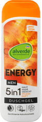 Alverde Naturkosmetik MEN ENERGY Gel de Ducha 5 en 1, 250 ml