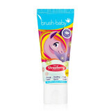 Pasta dentífrica Unicornio Fresa, 3 - 6 años, 50 ml, Brush Baby