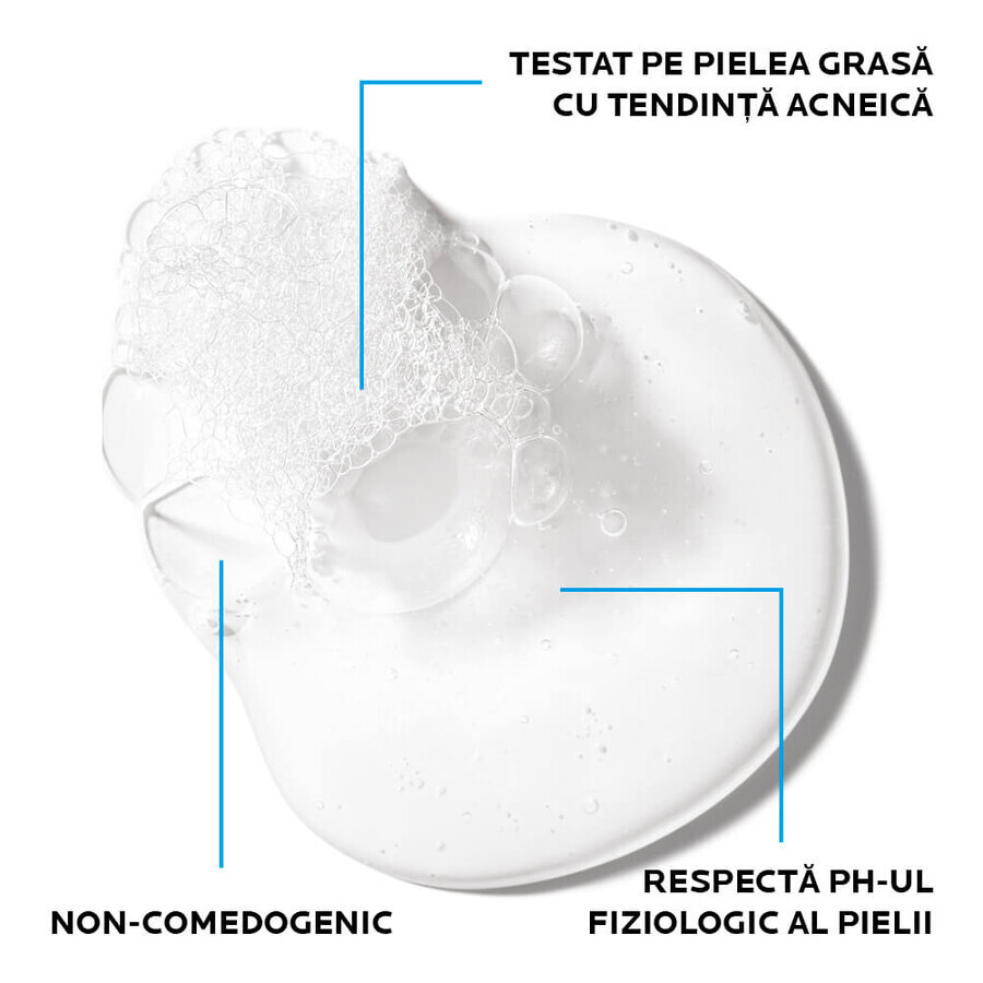 La Roche Posay Effaclar +M Reserve Purifying Foaming Cleansing Gel voor de vette, acnegevoelige huid, 400 ml