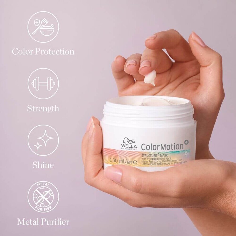 Color Motion+ Colour Maintaining and Strengthening Mask for Coloured Hair, 500 ml, Wella Professionals