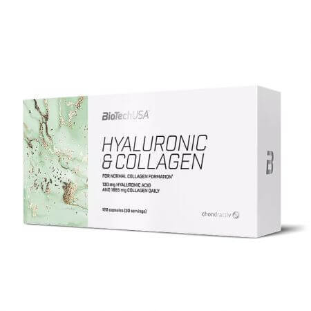 Hyaluronzuur en collageen, 120 capsules, BioTech USA