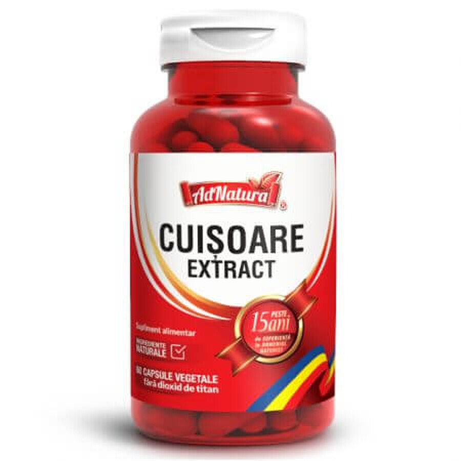 Cuisoare extract, 60 capsule, AdNatura