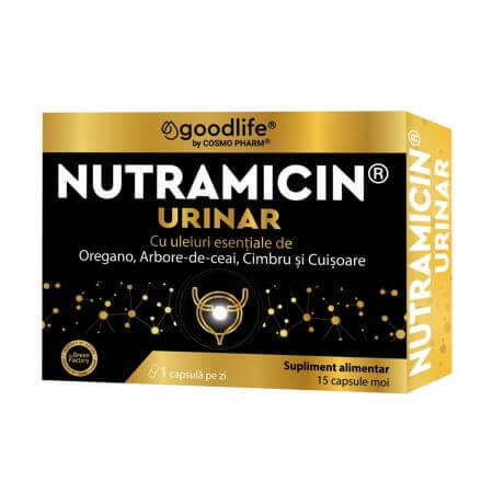 Nutramicin Urinario, 15 cápsulas, Cosmo Pharm