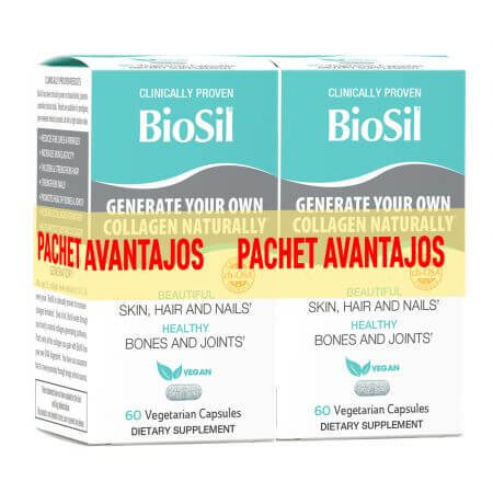 Biosil Pacchetto Generatore avanzato di collagene, 2 x 60 capsule