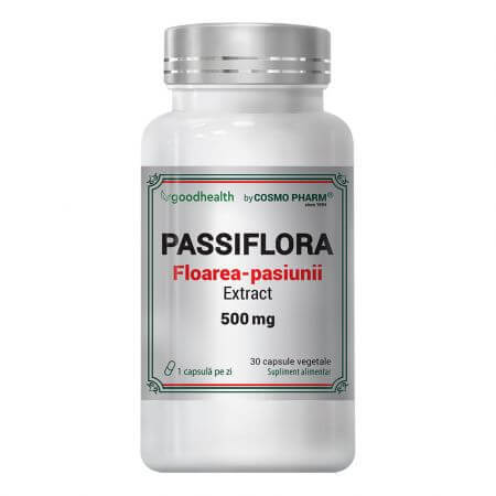 Extracto de Pasiflora, 500 mg, 30 comprimidos, Cosmo Pharm