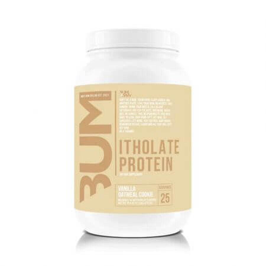 Pudra proteica tip izolat din zer cu aroma Vanilla Oatmeal Cookie Cbum Series Itholate Protein, 777.5 g, Raw Nutrition