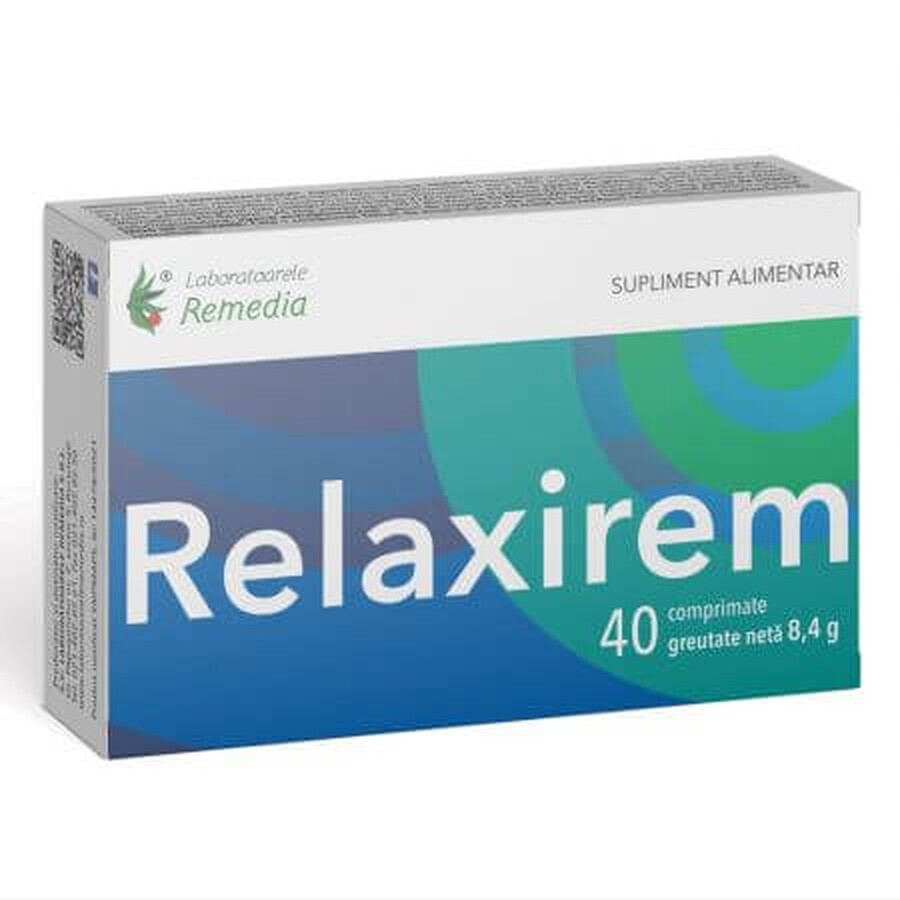 Relaxirem, 40 compresse, Remedia