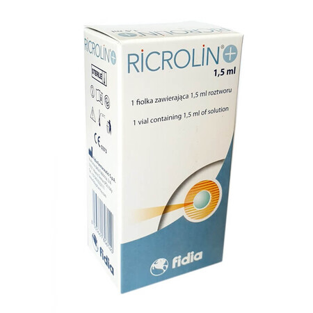 Ricrolin+ solución oftálmica, 1,5 ml, Fidia Farmaceutici