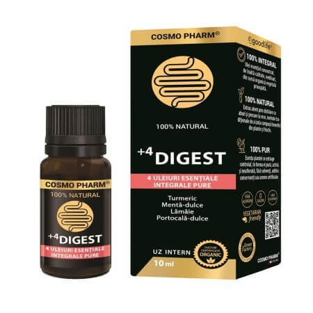 Aceite esencial +4 DIGEST, 10 ml, Cosmo Pharm