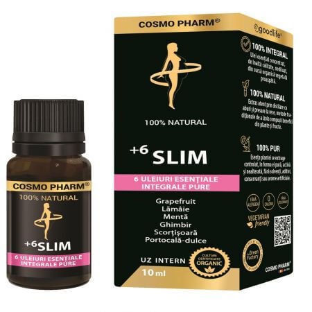 Etherische oliën +6 SLIM, 10 ml, Cosmo Pharma