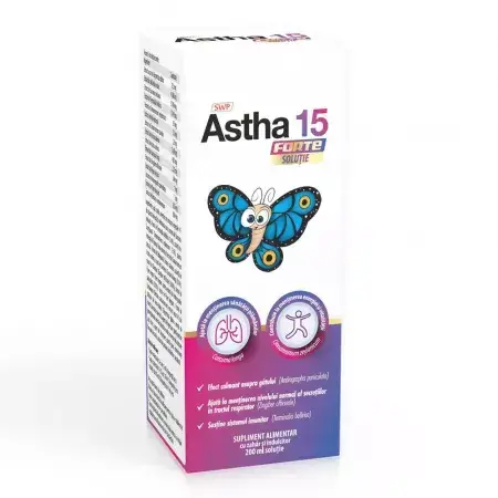 Astha 15 Forte Jarabe, 200 ml, Sun Wave Pharma