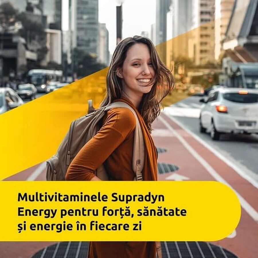 Multivitaminici e minerali Supradyn Energy Boost, 15 compresse effervescenti, Bayer