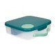 Fiambrera compartimentada LunchBox, Verde Esmeralda, 1 L, BBOX