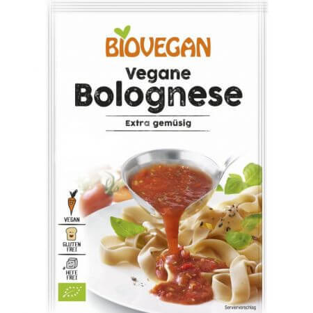 Organic Bolognese sauce vegan, 33 g, Biovegan