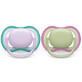 Chupetes Philips Avent Ultra Air, 0-6 meses, 2 piezas, morado y verde, SCF085/24, Philips